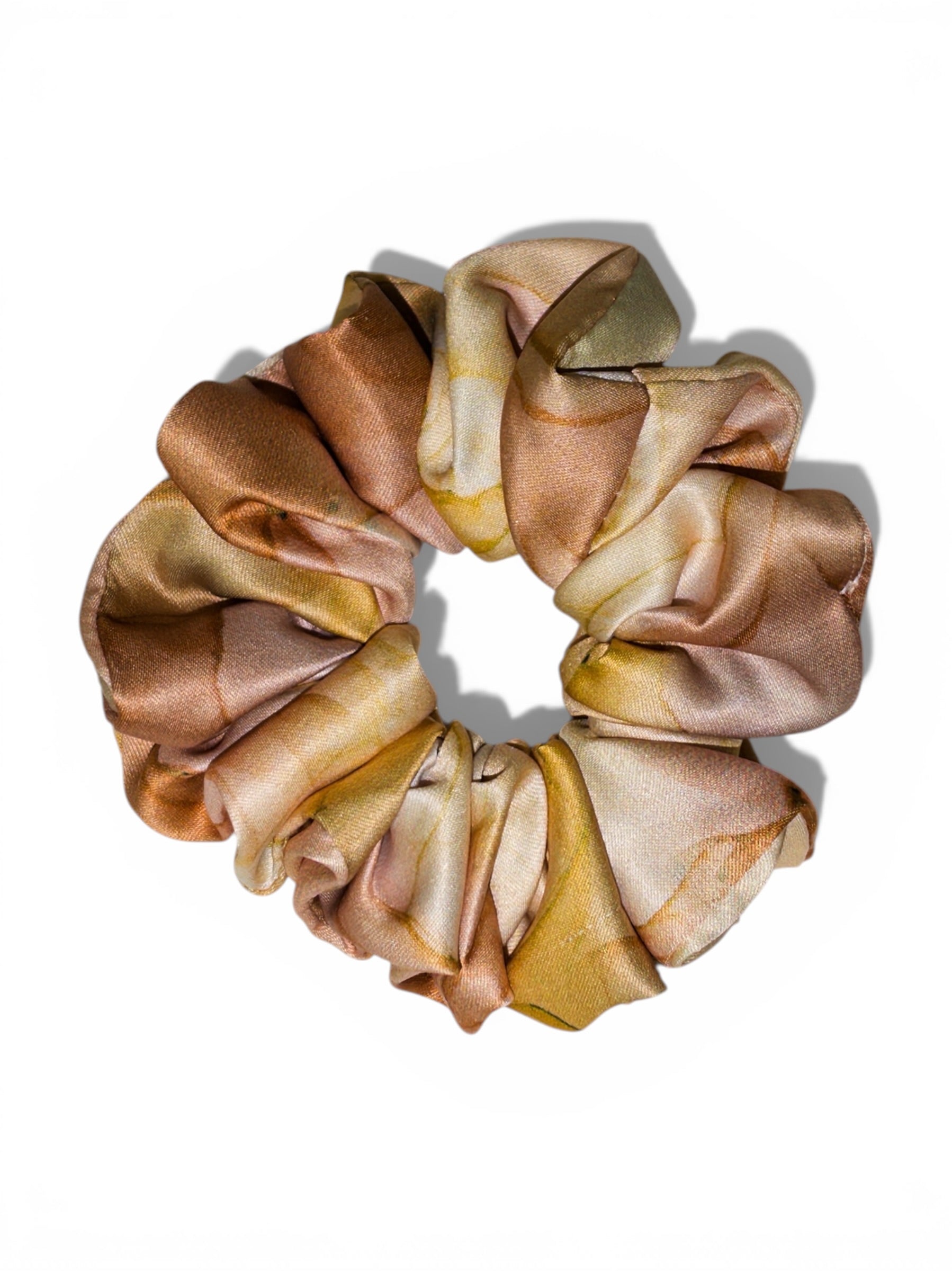 Golden Glow - Skinny Handmade Scrunchie