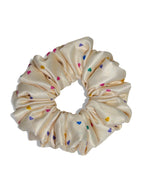 Little Heartbeats - Medium Handmade Scrunchie