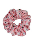 Bunny Loves Watermelon- Skinny Handmade Scrunchie