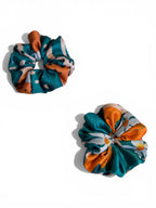 Sunset Hugs - Skinny Handmade Scrunchie