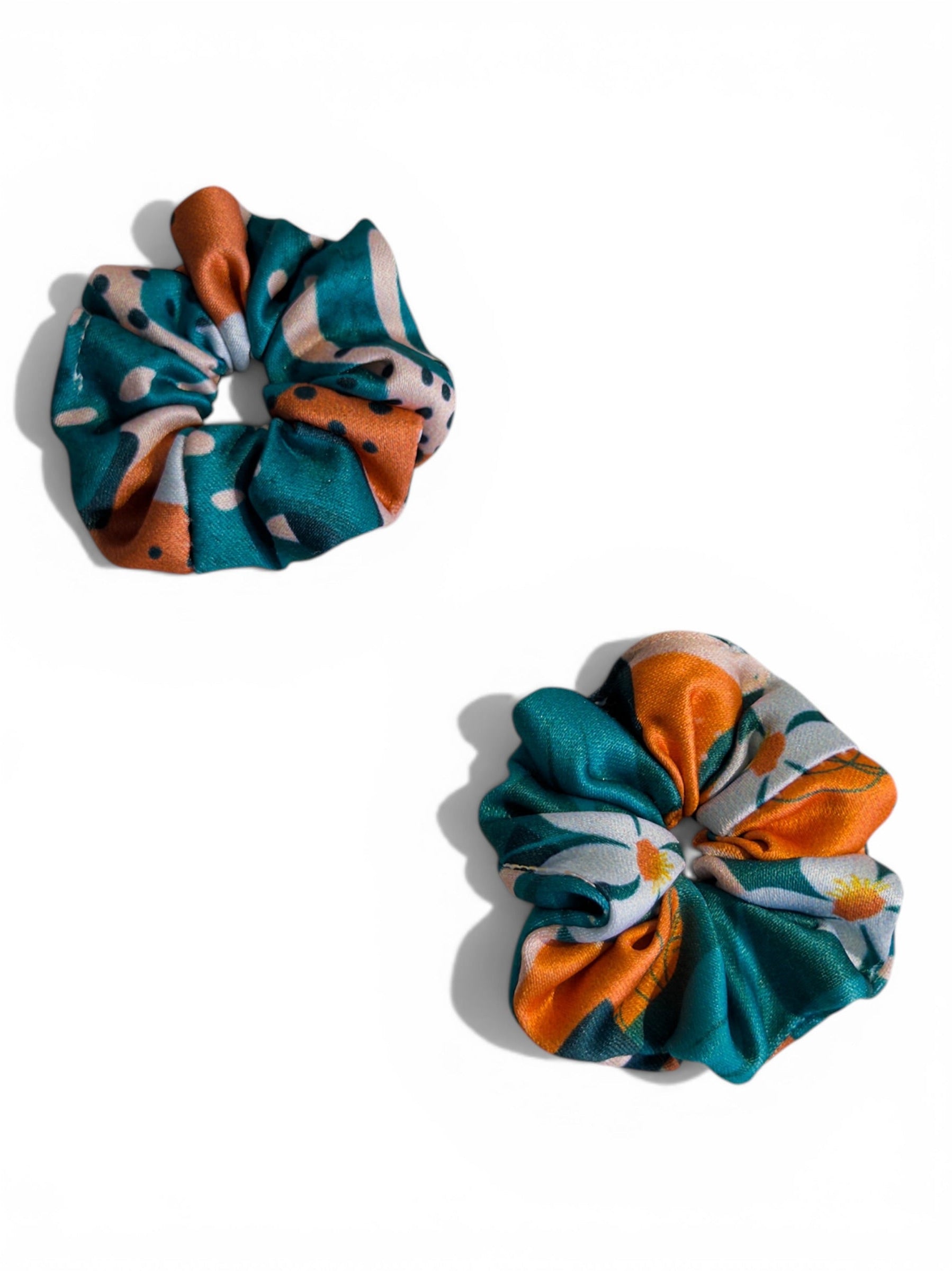 Sunset Hugs - Skinny Handmade Scrunchie