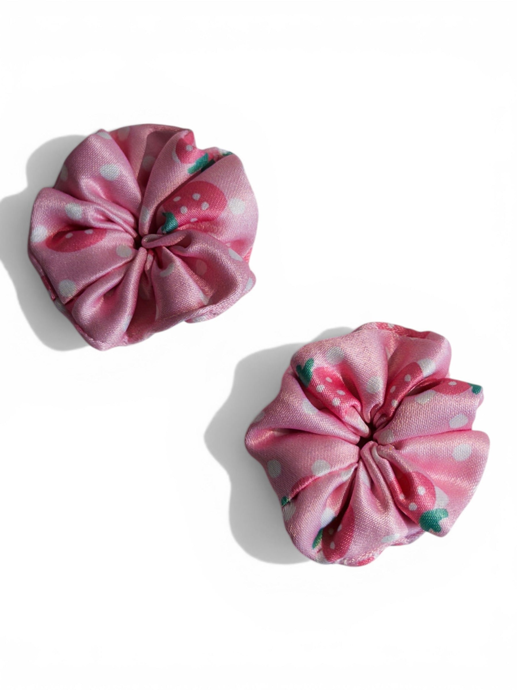 Pink Berry - Handmade Scrunchie