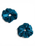 Deep Teal - Handmade Scrunchie