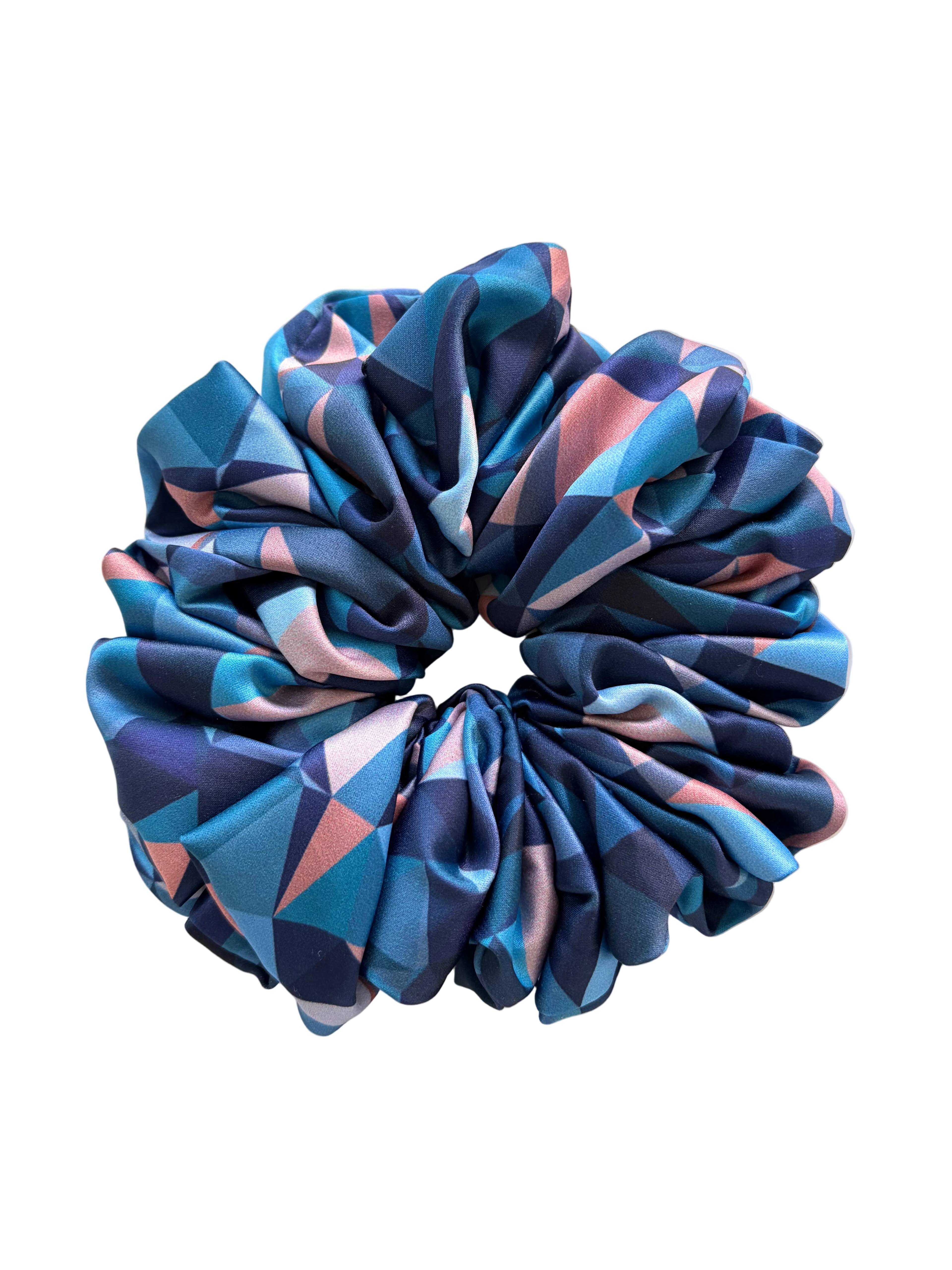 Morning Mist - Skinny Handmade Scrunchie