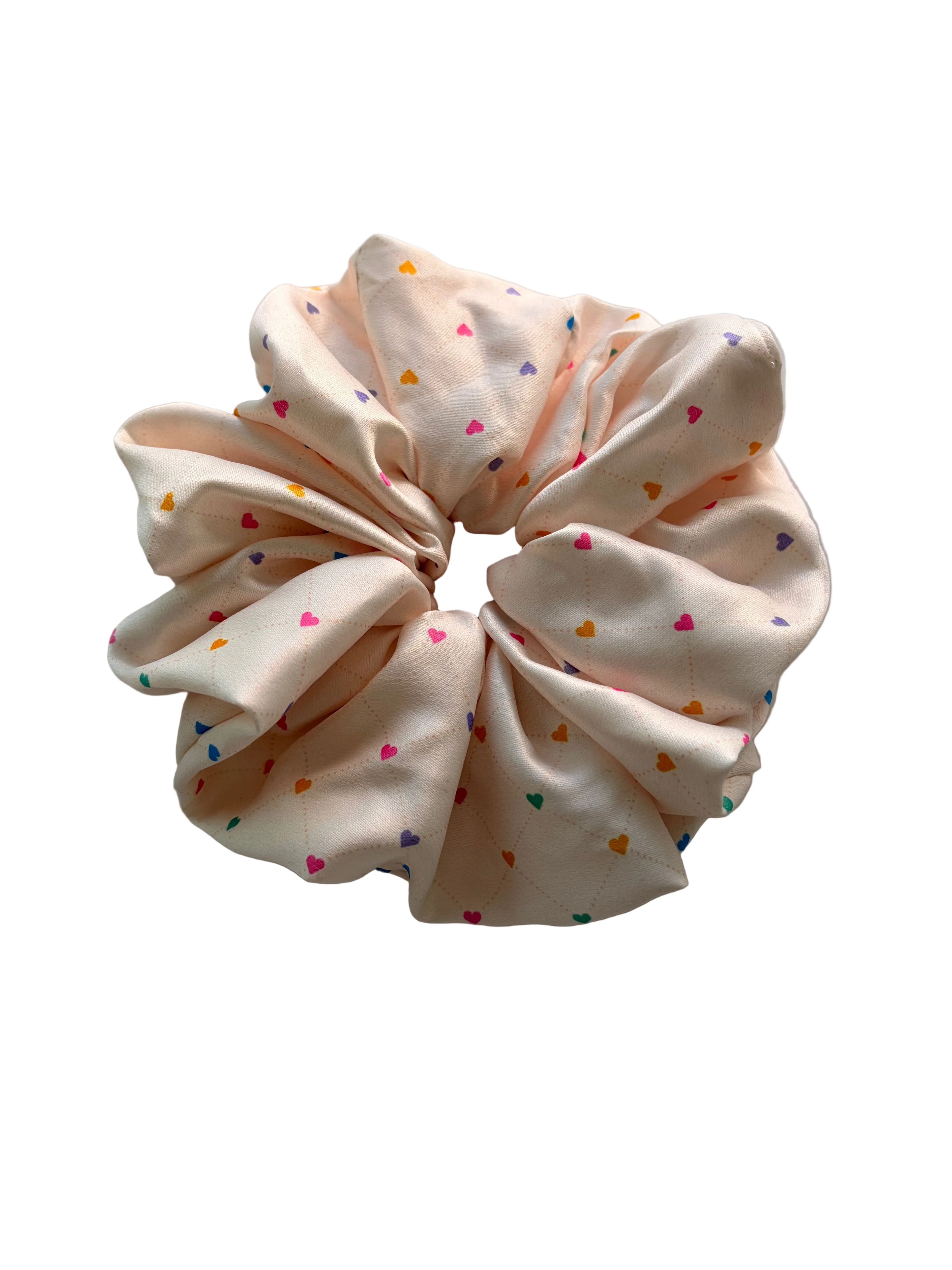 Little Heartbeats - Medium Handmade Scrunchie