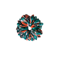 Sunset Hugs - Skinny Handmade Scrunchie