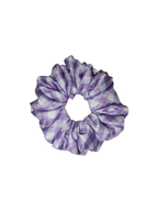 Lavender Picnic - Skinny Handmade Scrunchie