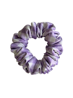 Lavender Picnic - Skinny Handmade Scrunchie