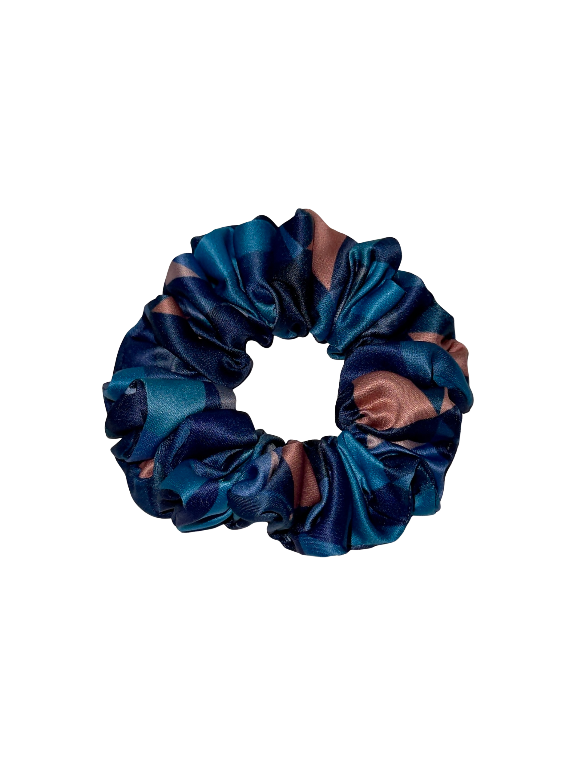 Morning Mist - Skinny Handmade Scrunchie