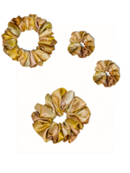 Golden Glow - Skinny Handmade Scrunchie