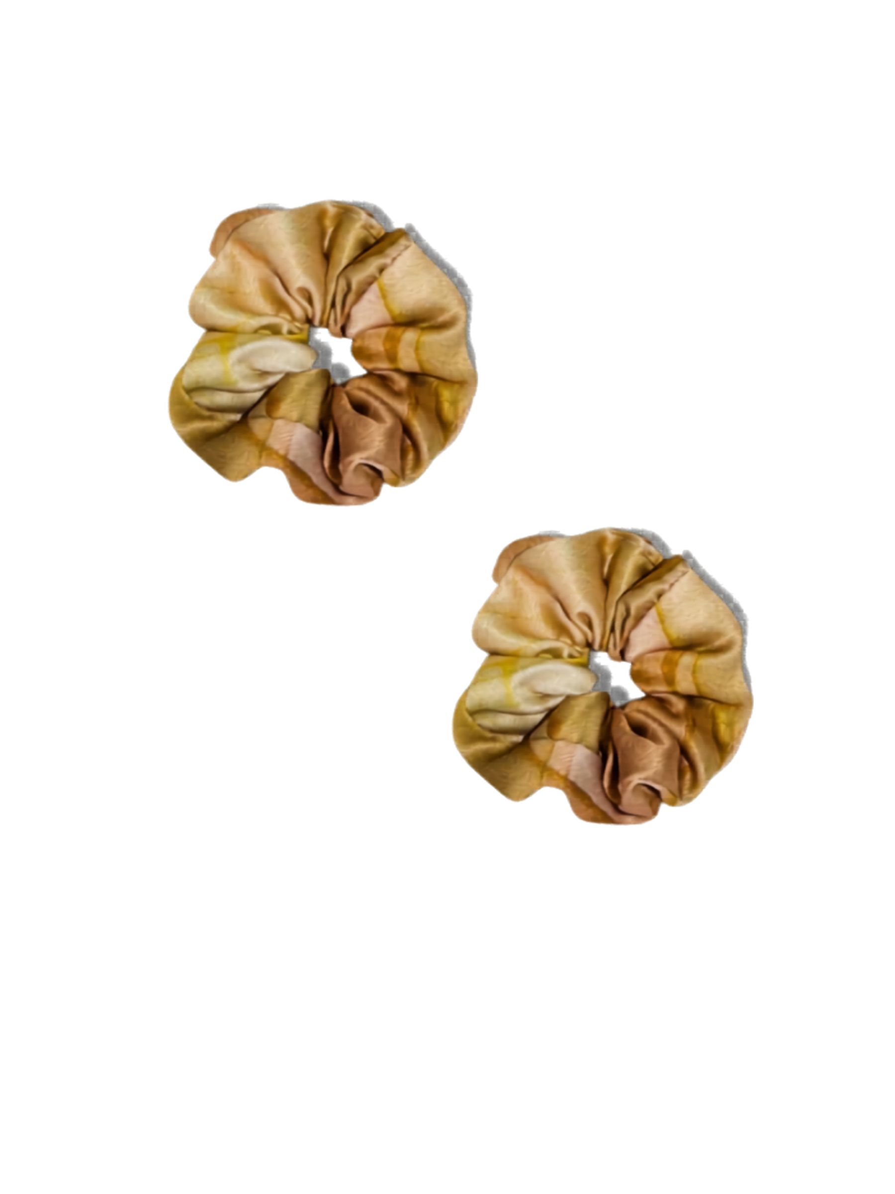 Golden Glow - Skinny Handmade Scrunchie